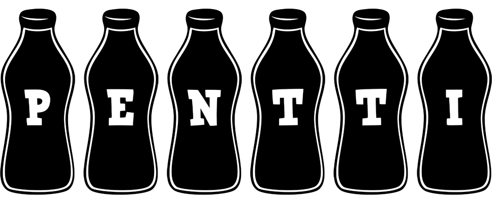 Pentti bottle logo