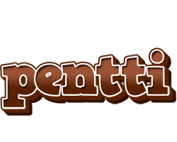 Pentti brownie logo