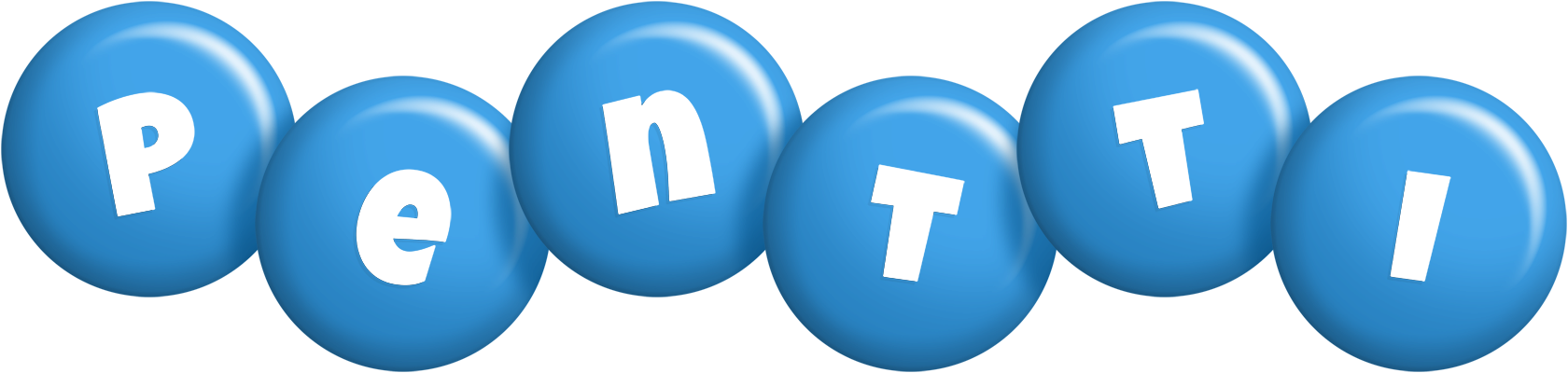 Pentti candy-blue logo
