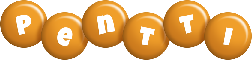 Pentti candy-orange logo