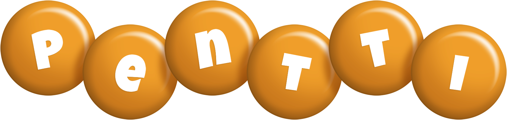 Pentti candy-orange logo