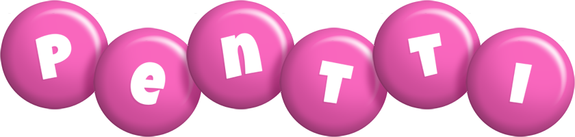 Pentti candy-pink logo