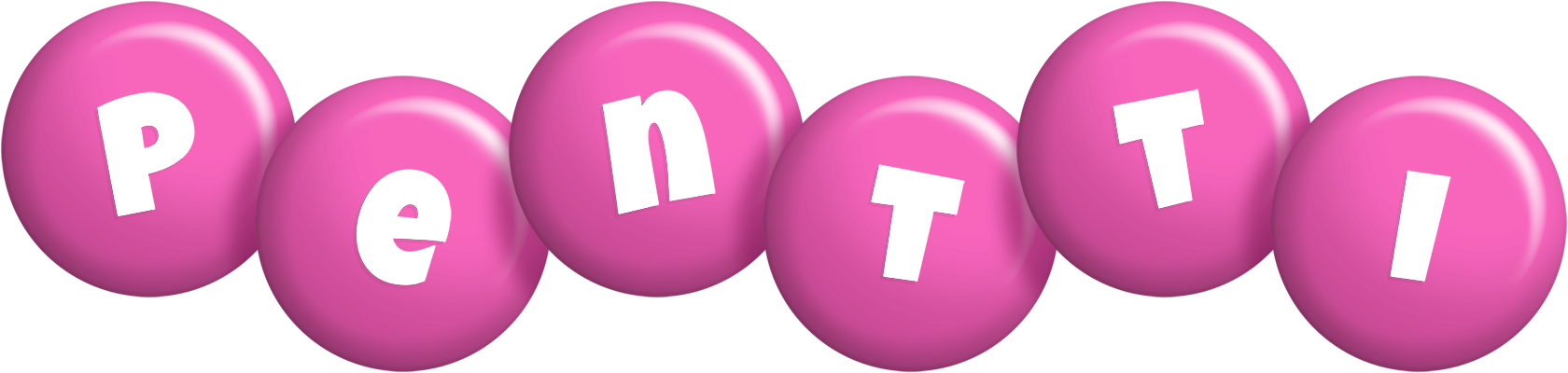 Pentti candy-pink logo