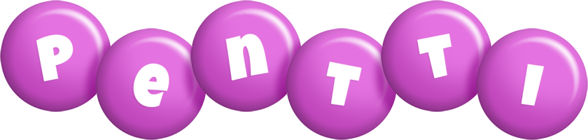 Pentti candy-purple logo