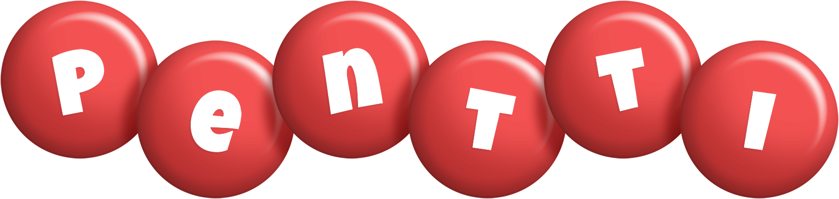 Pentti candy-red logo