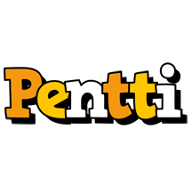 Pentti cartoon logo