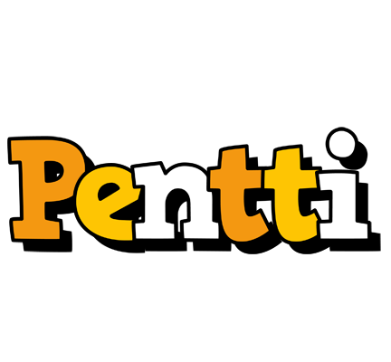 Pentti cartoon logo