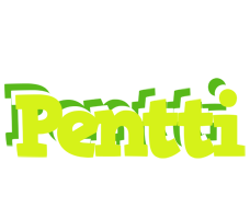 Pentti citrus logo