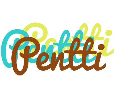 Pentti cupcake logo