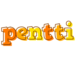 Pentti desert logo