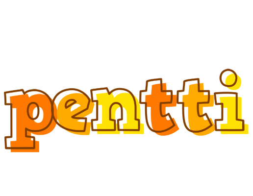 Pentti desert logo
