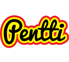 Pentti flaming logo