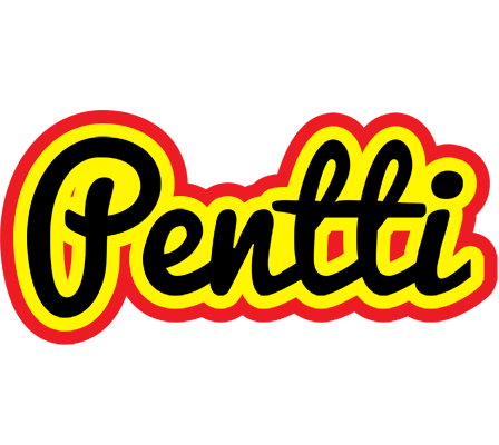 Pentti flaming logo