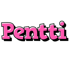 Pentti girlish logo