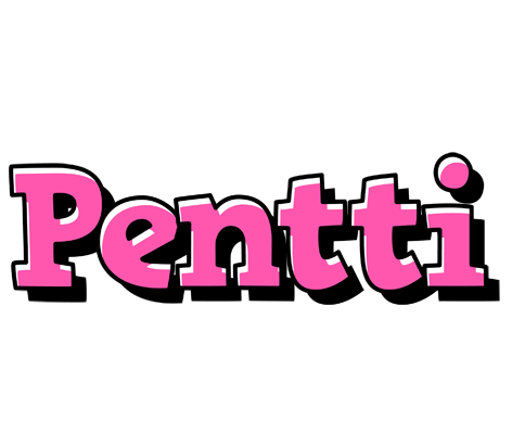 Pentti girlish logo