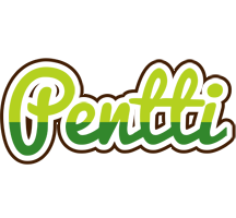 Pentti golfing logo