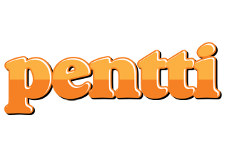 Pentti orange logo