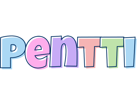 Pentti pastel logo