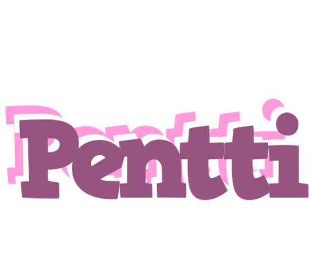 Pentti relaxing logo
