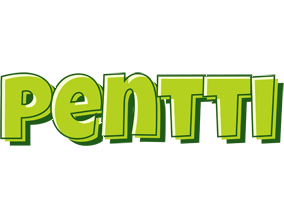 Pentti summer logo