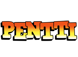 Pentti sunset logo