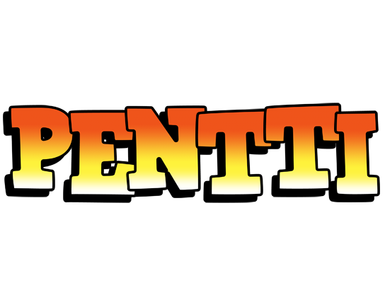 Pentti sunset logo