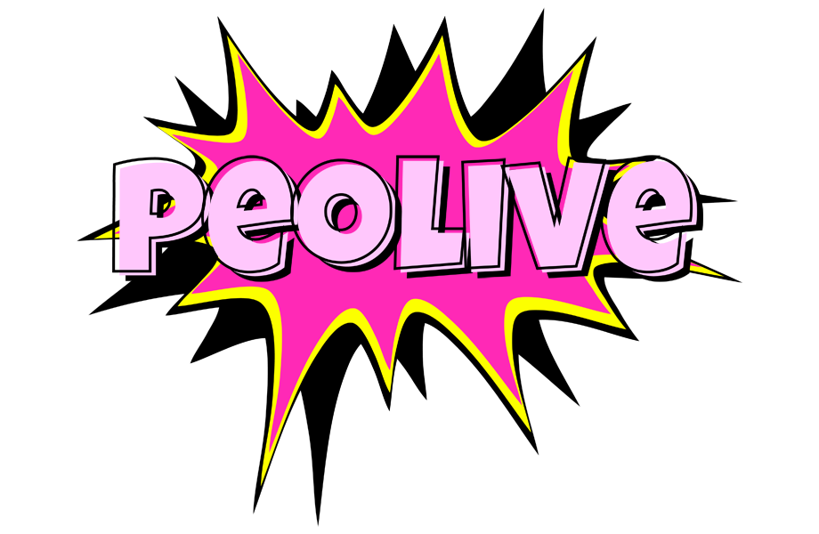 Peolive badabing logo