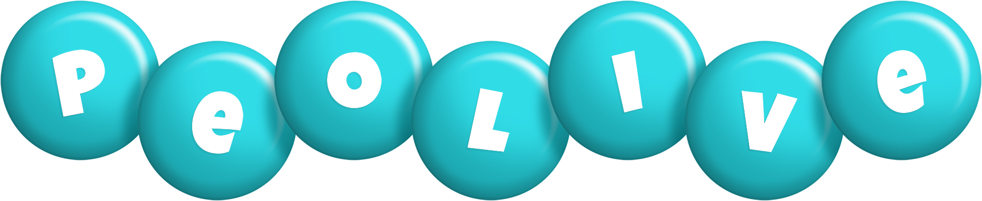 Peolive candy-azur logo