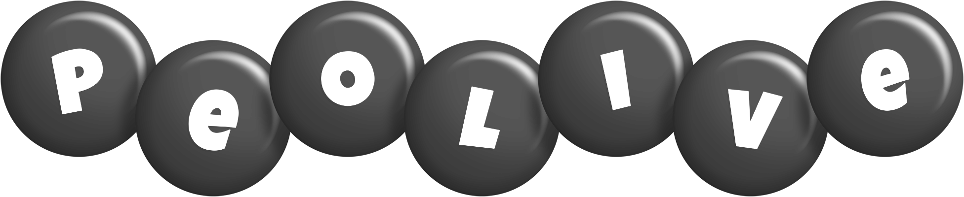 Peolive candy-black logo