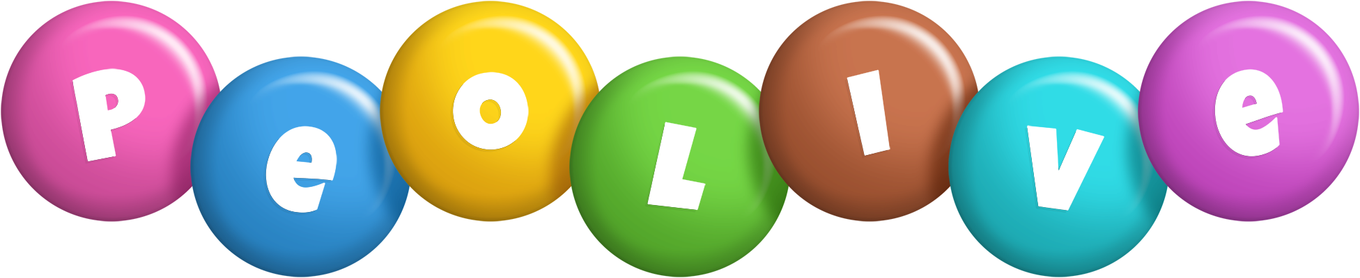 Peolive candy logo