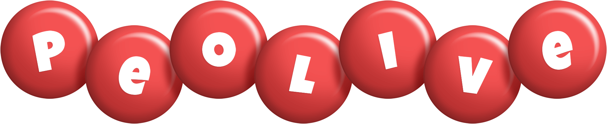 Peolive candy-red logo