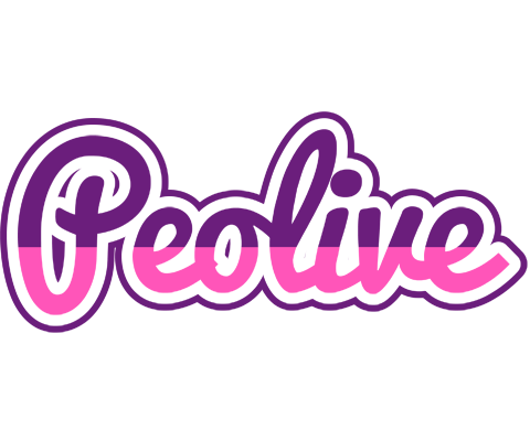 Peolive cheerful logo