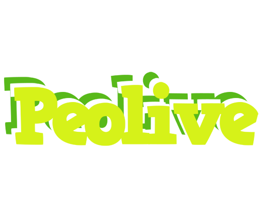 Peolive citrus logo