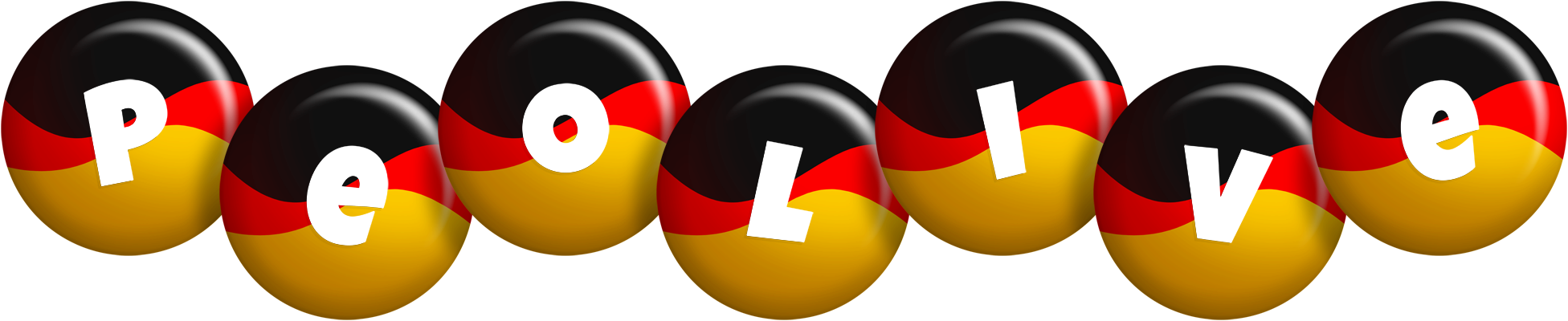 Peolive german logo