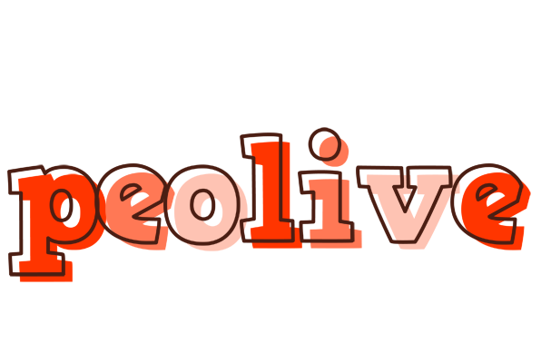 Peolive paint logo