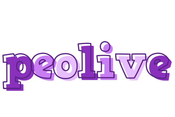 Peolive sensual logo