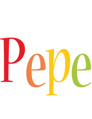 Pepe birthday logo