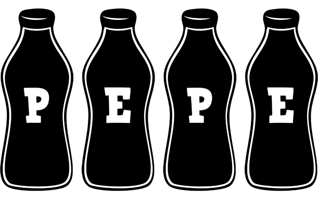Pepe bottle logo
