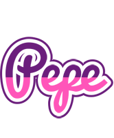 Pepe cheerful logo