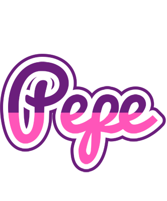 Pepe cheerful logo