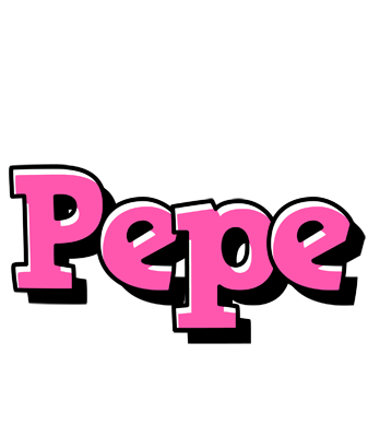 Pepe girlish logo