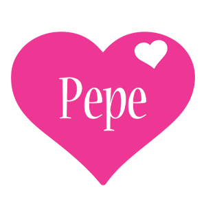 Pepe love-heart logo