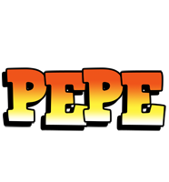 Pepe sunset logo