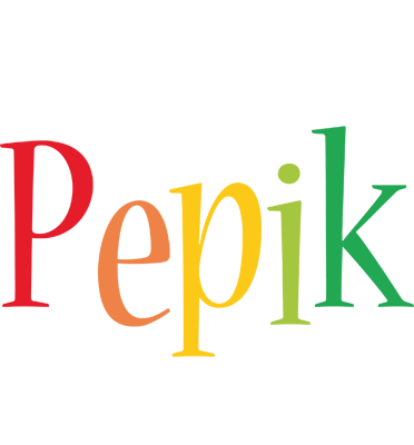 Pepik birthday logo