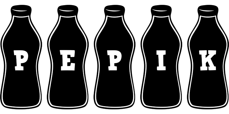 Pepik bottle logo
