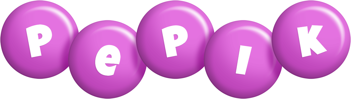 Pepik candy-purple logo
