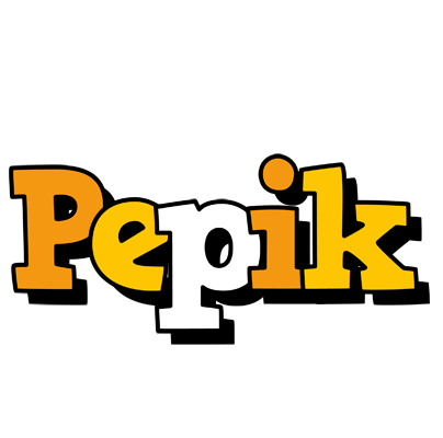 Pepik cartoon logo