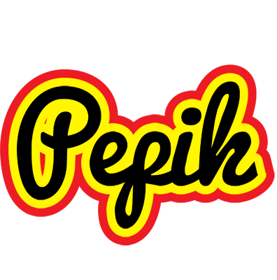 Pepik flaming logo