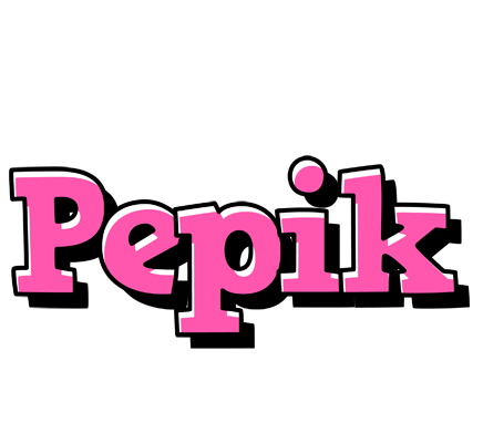 Pepik girlish logo