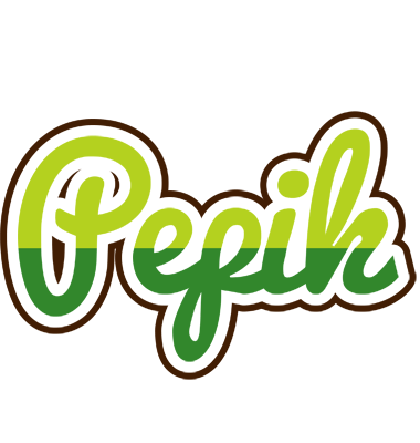 Pepik golfing logo